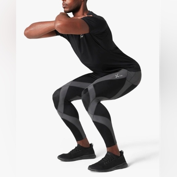 CW-X Men's Stabilyx Tights Black XL Compression Joint Muscle High Performance - Picture 1 of 14